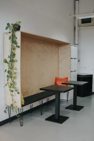 Seating and tables for dining